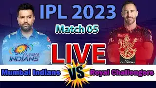 🔴LIVE - RCB vs MI IPL 2023 Live ✅ Royal Challengers Bangalore vs Mumbai Indians Live Stemming today