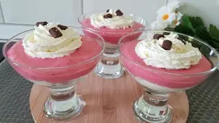 Dessert in 5 minutes! This is the best dessert I've ever tried!