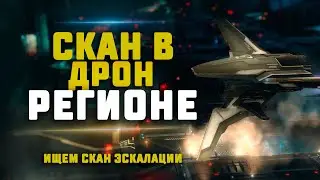 EVE Online. СКАН В ПОИСКАХ ЭСКАЛАЦИИ В ДРОН РЕГИОНЕ. Сколько найдем?
