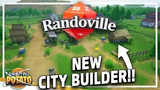 NEW RANDOM City Builder!! - Randoville - Quirky Medieval Base Builder