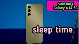 How To Change Sleep Time In Samsung Galaxy A14 5G, How To Change Lock Screen Time In