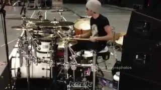 zayn playing drums