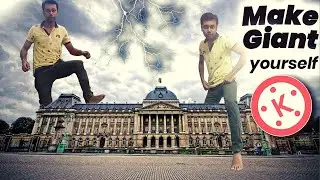 How I made myself GIANT (EASY) I Kinemaster video editing I Make yourself Giant without green screen