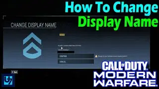 How To Change Name Modern Warfare - Call Of Duty - Warzone