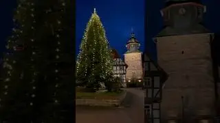 Bernterode (Breitenworbis) 🎄⛪️ #deutschland #thüringen #dorf #Weihnachtsbaum #germany #германия