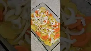 курица с овощами в духовке