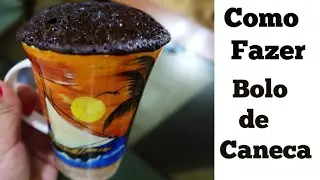 Como fazer bolo de caneca
