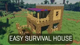 A simple house to start a survival (timelapse)