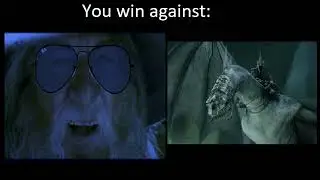 Gandalf becoming canny: (you win against)