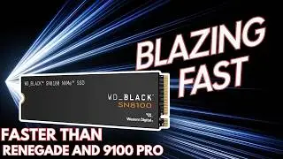WD Black SN8100 PCI Gen5 SSD Faster than Renegade and Samsung 9100 Pro