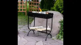 🐷🍖🐟 Мангал 861-43R для приготовления  рыбы, мяса и овощей 
