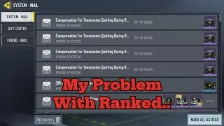 My problem with ranked..