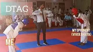 My First District Level fight in Taekwondo 🥋 |@Mr.Taekwondian