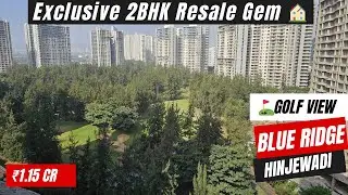 🏡 2BHK Golf Facing Resale Flat @Blue Ridge Township Hinjewadi Pune Tour 🌳 | Key2Home.in 7391883544
