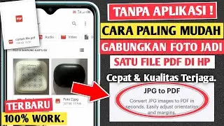 HOW TO MERGE PHOTOS INTO ONE PDF FILE | LATEST