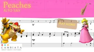 Peaches - Solo alto sax and piano (Play Along)