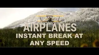 SCUM - How to instant break with an airplane. (Patched)