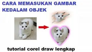 Cara Memasukan Gambar kedalam objek di coreldraw dengan mudah