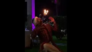 joueur de flammes music  Phuket Thailande