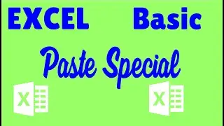 Excel Basic | Copy Paste | Paste Special | Lesson 8