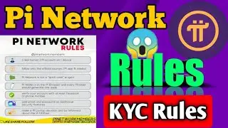 Pi Network Rules | Pi Network KYC Rules | Pi Network New Update Today | Pi Network KYC update