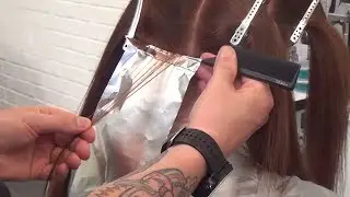 МЕЛКОЕ МЕЛИРОВАНИЕ - окрашивание волос. Обучение парикмахеров Артем Любимов.