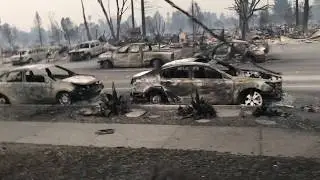Что осталось от калифорнийского города после пожара