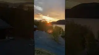 Watch our beautiful midnight sun💙🥹 #arctic #nature #midnightsuns #fypシ #exclusive #livinglife