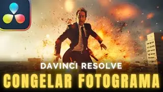 Cómo CONGELAR FOTOGRAMA de un vídeo en Davinci Resolve 19 | Tutorial