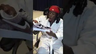 Surprising Kai Cenat with Custom Shoes!