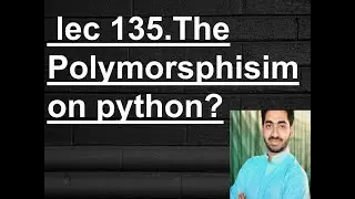 Basic Rules of Object Orientated Programming/polymorphisim in python