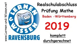 Realschulabschluss 2019 Baden Württemberg Pflichtteil by Lernen und Wissen