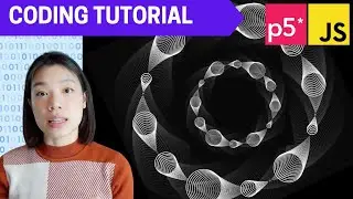 p5.js Coding Tutorial | Hypnotic Rotating Circles