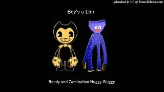 Bendy and Huggy Wuggy - Boy's a Liar (AI Cover)