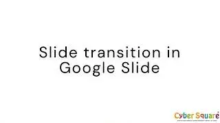Mastering Slide Transition Effects in Google Slides