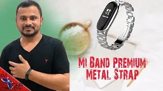 Mi Band Premium Metal Strap | Premium Straps for Mi Hindi/Urdu