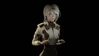 Cyborg Girl Blender