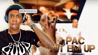 FIRST TIME HEARING 2Pac - Hit ‘Em Up REACTION | MOST DISRESPECTFUL DISS IVE EVER HEARD 😳😱