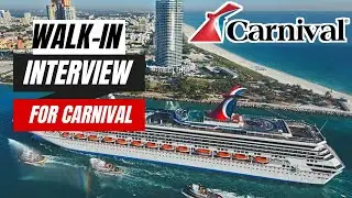 Carnival Cruise Walk In Interview in India