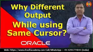 Oracle Cursor Different Output | Oracle PLSQL Cursor | Cursor in PLSQL | PLSQL tutorial
