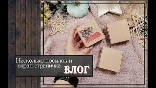 Несколько посылок и скрап страничка\ВЛОГ\Скрапбукинг