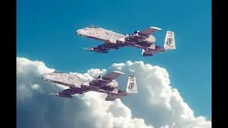 DCS A-10Cii doing some 3-ship flying! |1stAEW