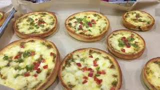 Chicken and Vegetables Pizza Street Food | The Best Way To Cook Them Together!
