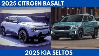 New 2025 Citroen Basalt Vs. 2025 Kia Seltos as a compact SUV-coupe Comparison
