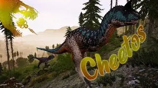 The Isle Cheetos Hunts And Gets Bullied/New Rex Run/Trot Animations-Cheetos The Carno In Pangaea-