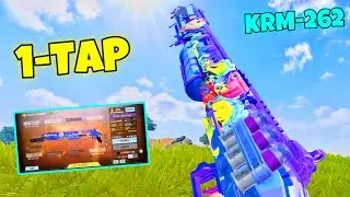 BEST 1-Tap KRM GUNSMITH IN SOLO VS SQUAD | KRM 262 COD MOBILE GUNSMITH BR | KRM 262 BEST ATTACHMENTS