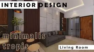 Desain Interior Cozy Living dan Kitchen |Enscape 3.3 | Archicad 23