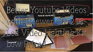 Neewer CN 216 LED Vidio Lighting Kit Better Youtube Videos