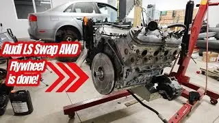 LS Audi Update | (Flywheel is DONE! Serpentine Bracket Design) Ep: 10