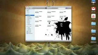 Finder Home Window Customization - Custom Icons, Text Colors, & Backgrounds